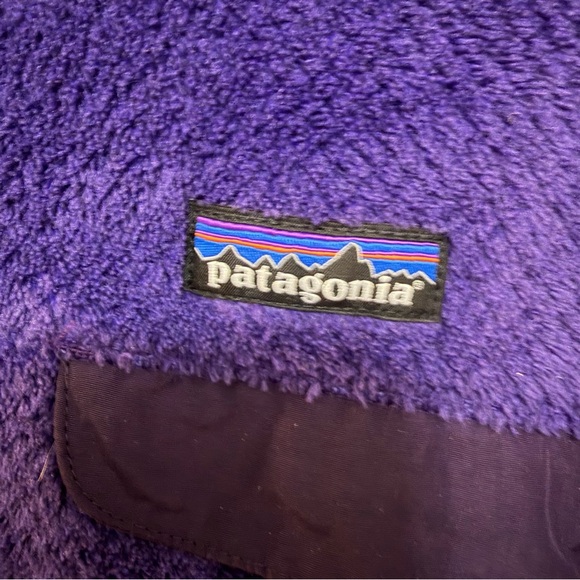 Patagonia Re-Tool Snap-T Better Fleece Pullover Sweater Jewel Purple small - Picture 3 of 6